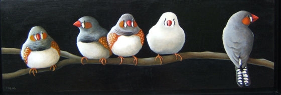 Charlotte Lyon - Birds on a Perch
